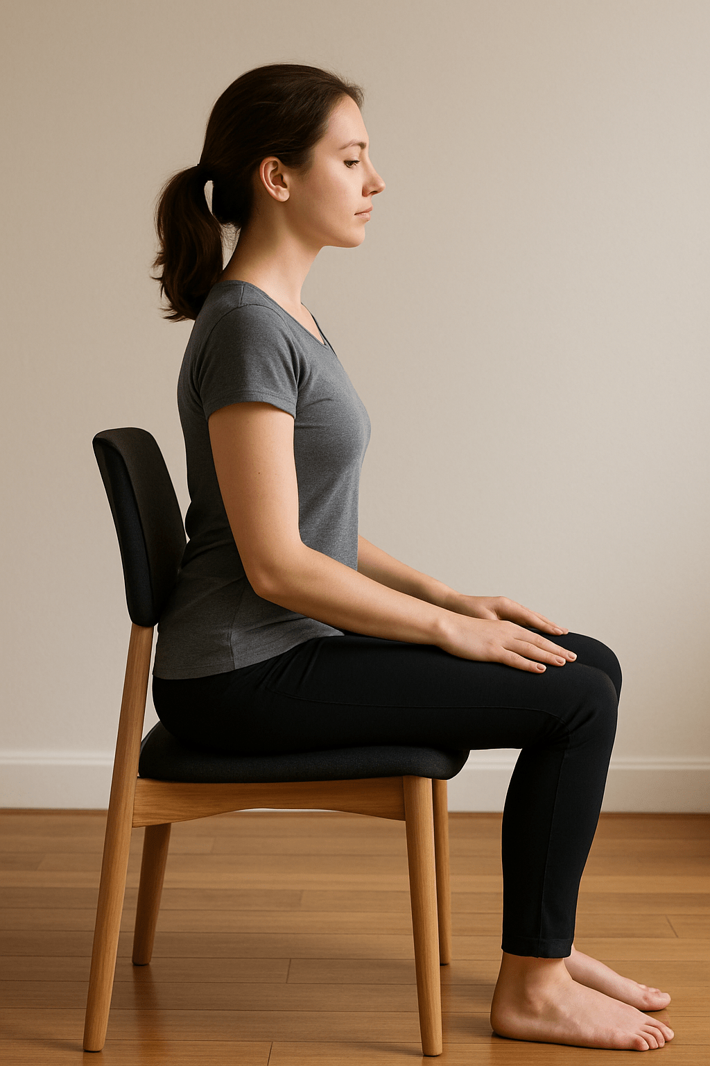Postura sentada (perfil)